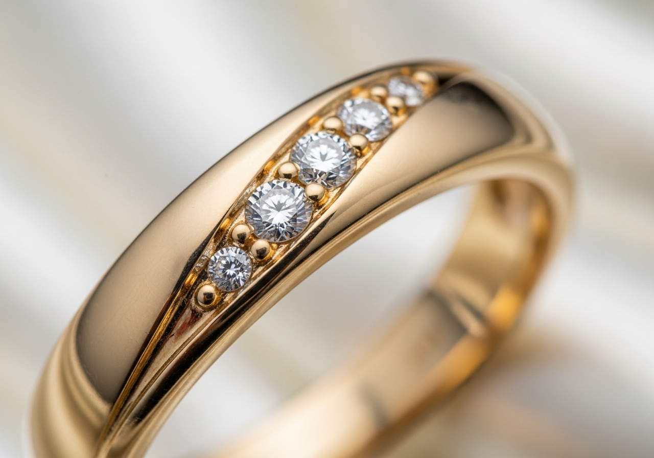 Wedding band closeup — Chattanooga Jewelry Company