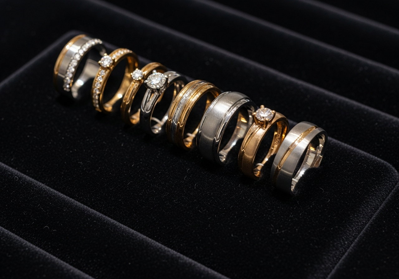 Wedding band selection — Chattanooga Jewelry Company