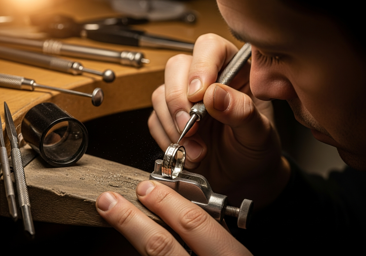 Wedding ring engraving — Chattanooga Jewelry Company